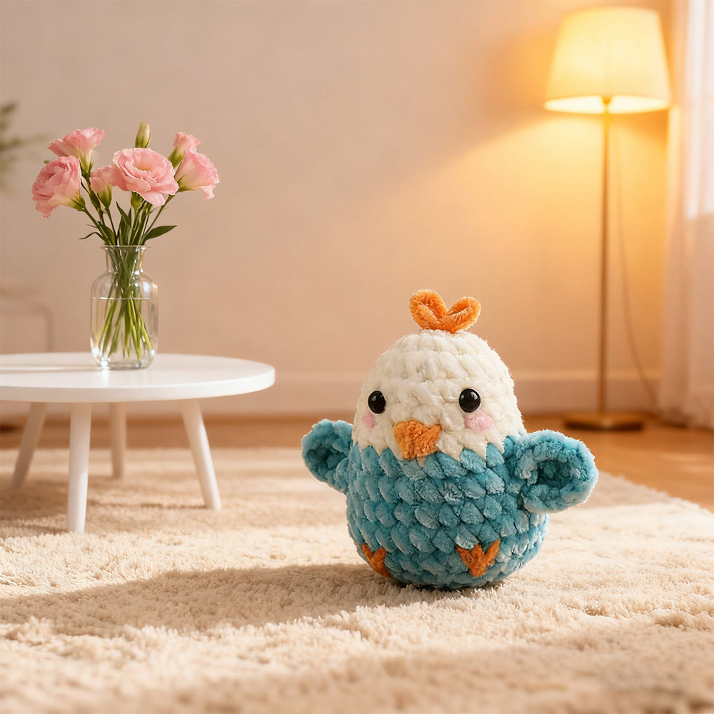 Diy Handmade Little Birds Series Crochet Kit - Cute Animal Yarn Craft | Creative Home Ornament  - image 4