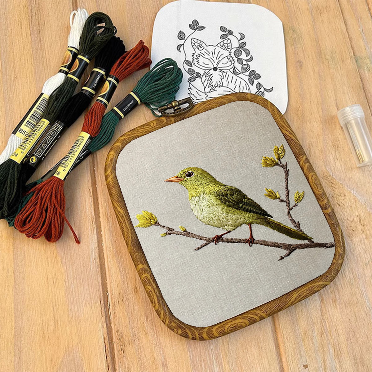 Rubbyoo Embroidery Kit- Greenfinch 2 - image 9