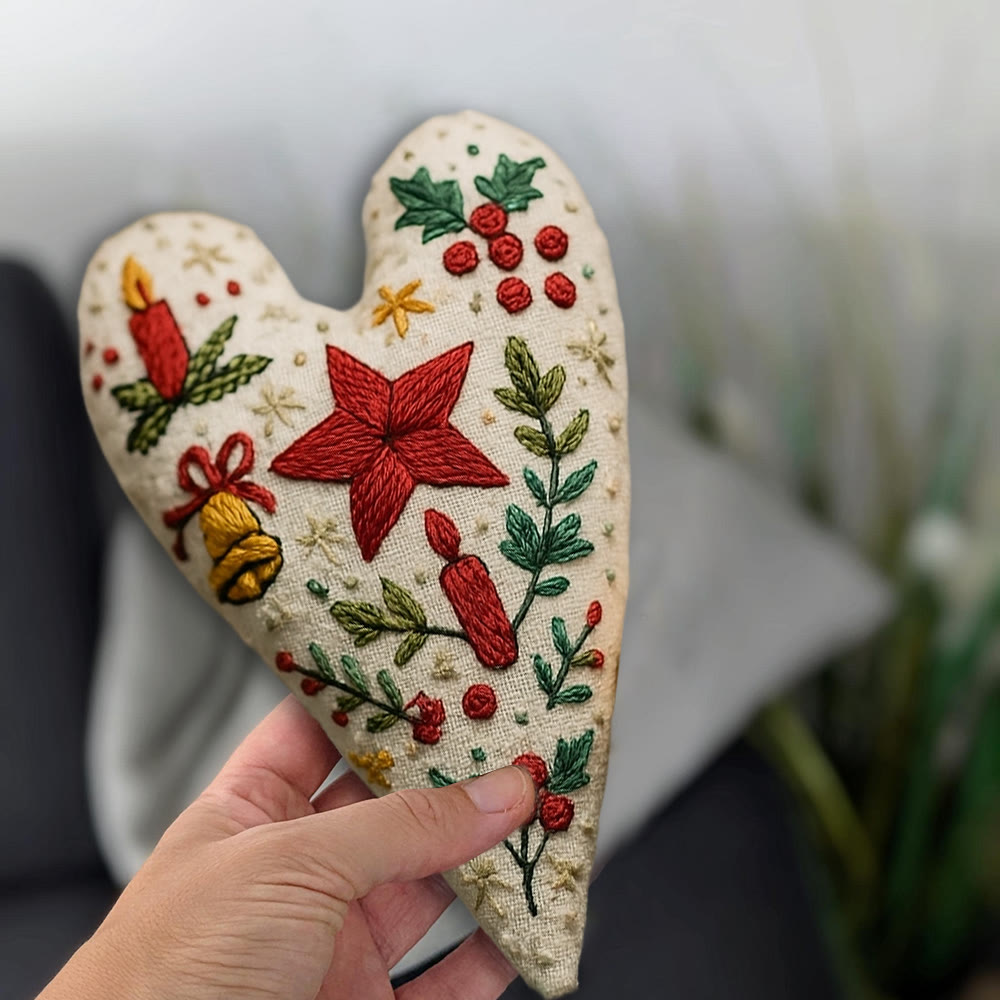 Rubbyoo Heart Embroidery Kit - Christian Candle | Christmas Decoration | Nice Festival Gift - image 9