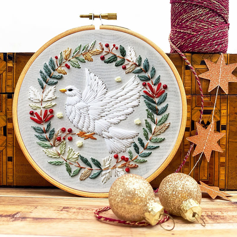 Rubbyoo Embroidery Kit- Dove Of Peace - image 9