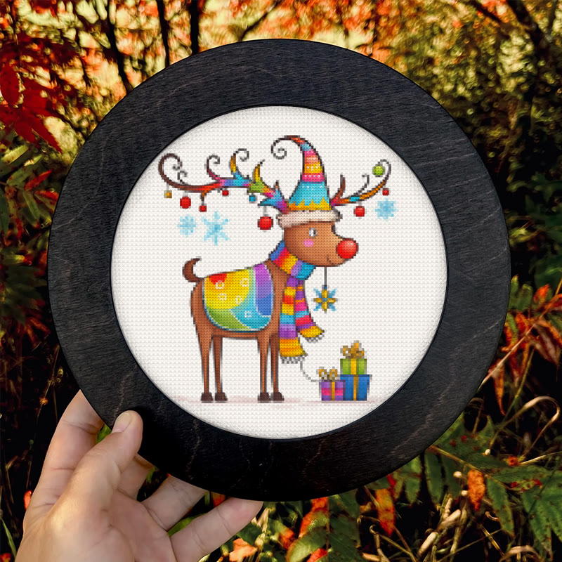  Cross Stitch Kit - Christmas Deer | Diy For Christmas Gift | Perfect For Christmas Tree Decor - image 9