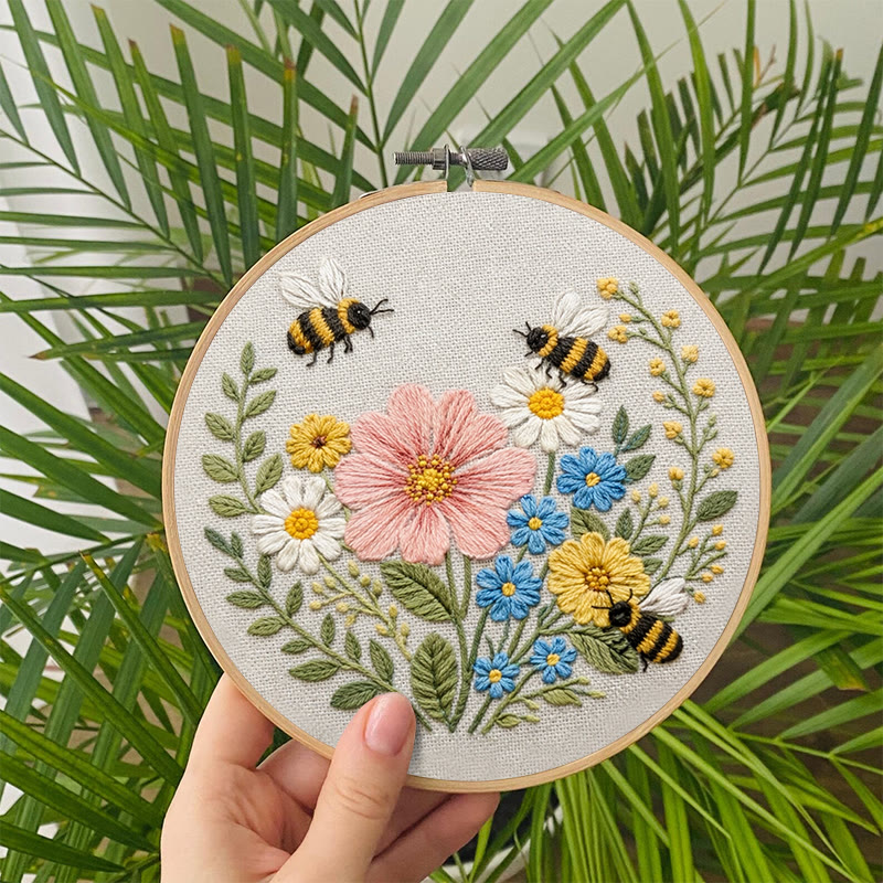 Rubbyoo Embroidery Kit - Spring Time | Needlework For Home Decoration | Handmade Art Craft - image 6