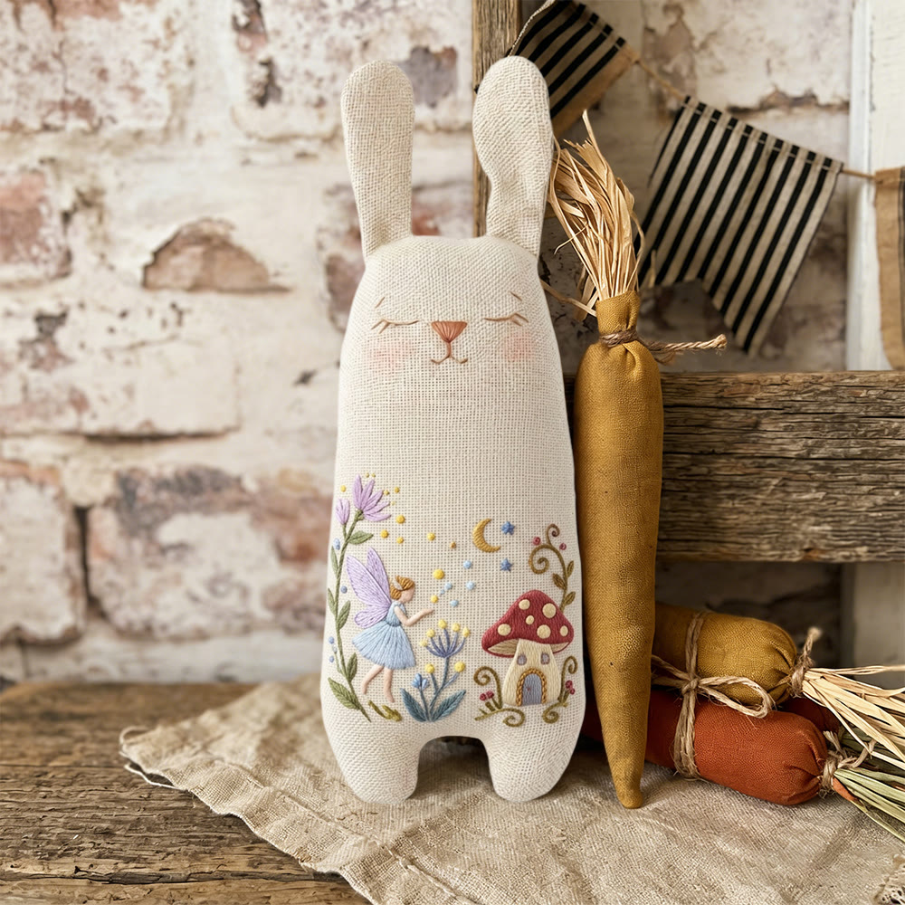 Rubbyoo Bunny Toy Embroidery Kit -  Little Elf | Cute Ornaments |  Gifts For Children  - image 9