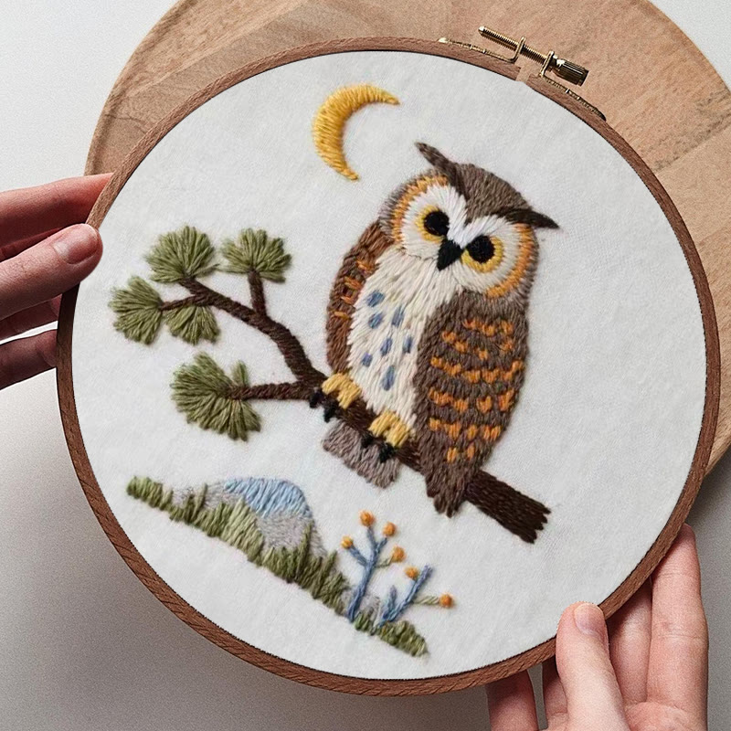 Rubbyoo Embroidery Kit - Little Owl | Simple Diy Craft | Heartfelt Handmade Present - image 8