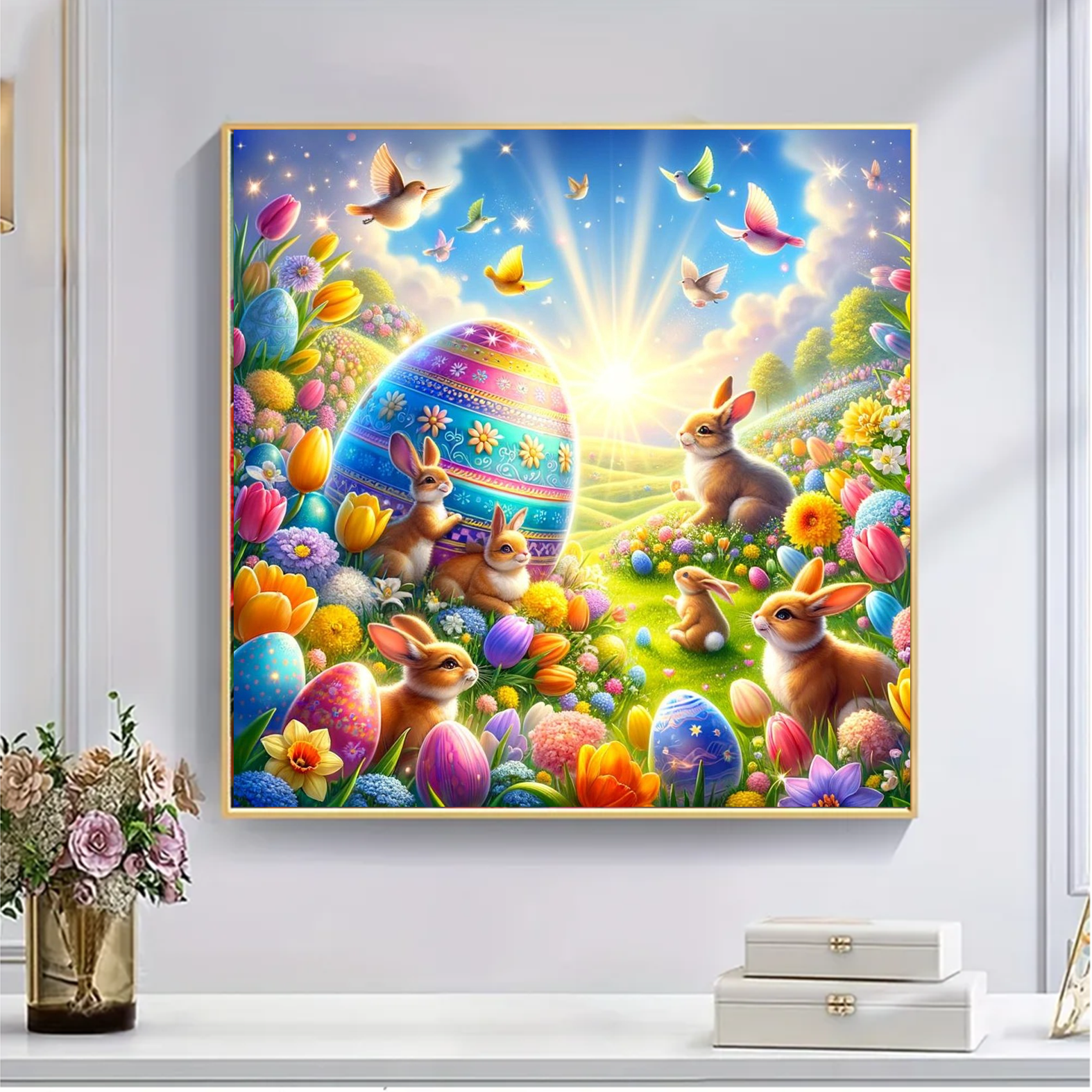 Happy Easter Day - Wooden Jigsaw Puzzle