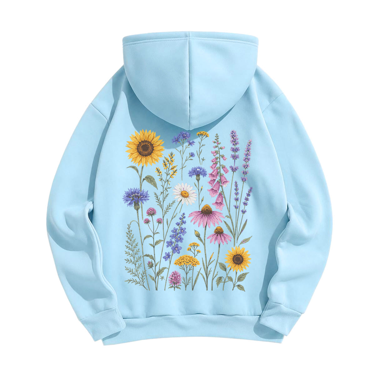 Rubbyoo Sunflower Garden Unisex Hoodie For Flower Lover - image 15