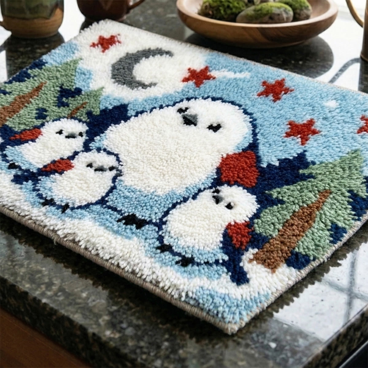 Rubbyoo Latch Hook Rug Kit - Birds Family | Animal Handmade Art | Nice Gift For Housewarming - image 6