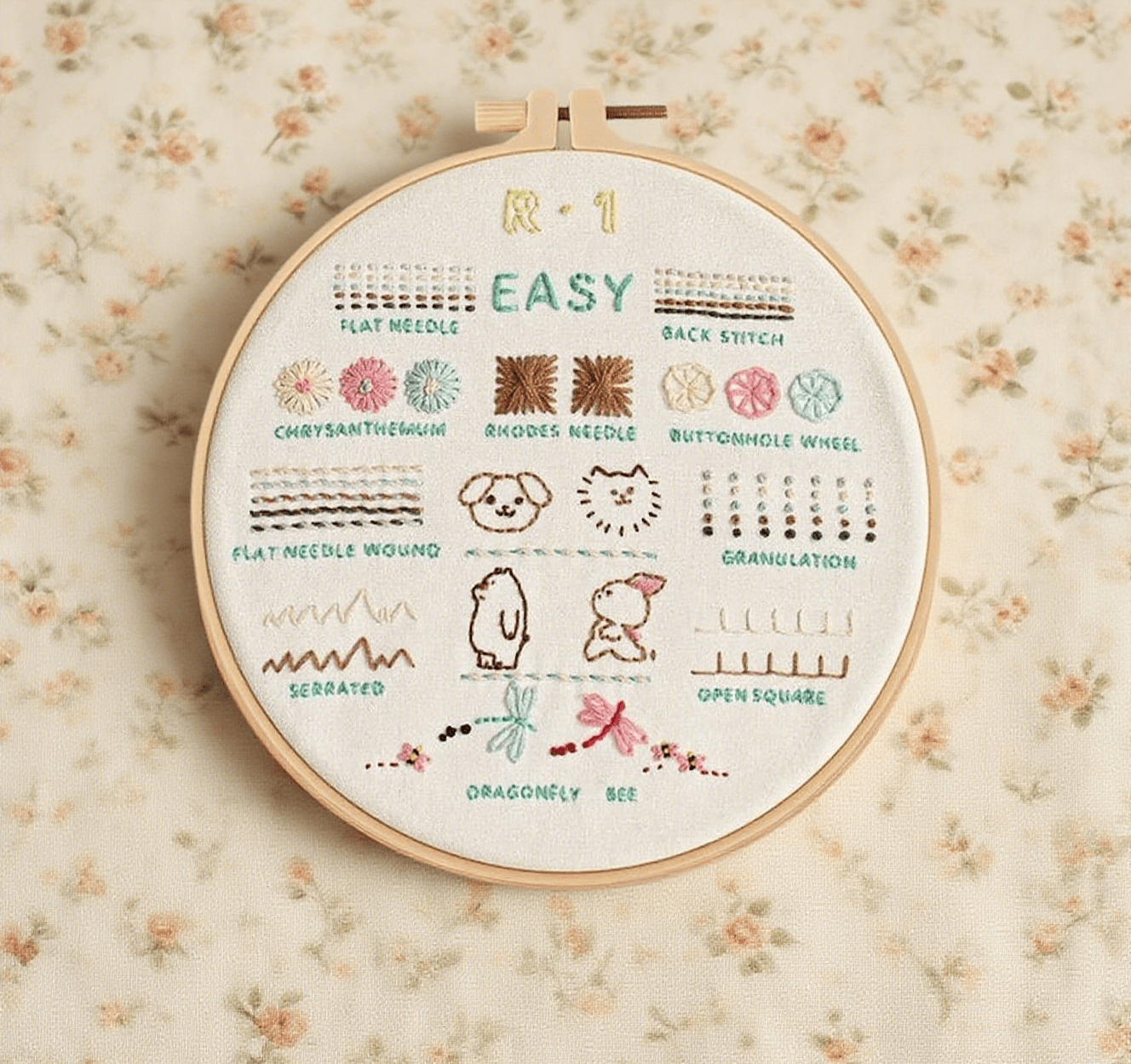 Rubbyoo 4-piece Embroidery Starter Kit - 4-level Starter To Pro Kit | Beginner Needlework Set | Great Craft For Adult  - image 5