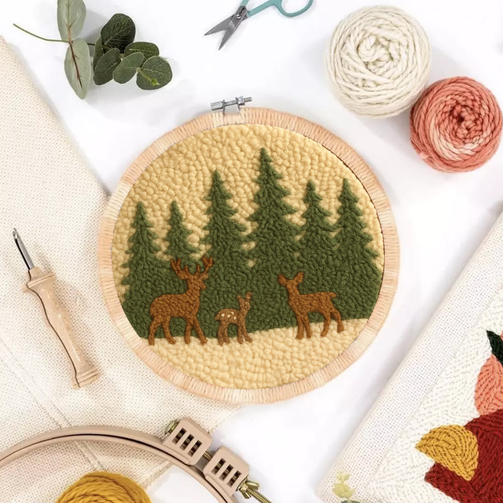 Mystic Forest Punch Needle Kit - Unique Handmade Craft | Perfect For Living Room Decor - image 6