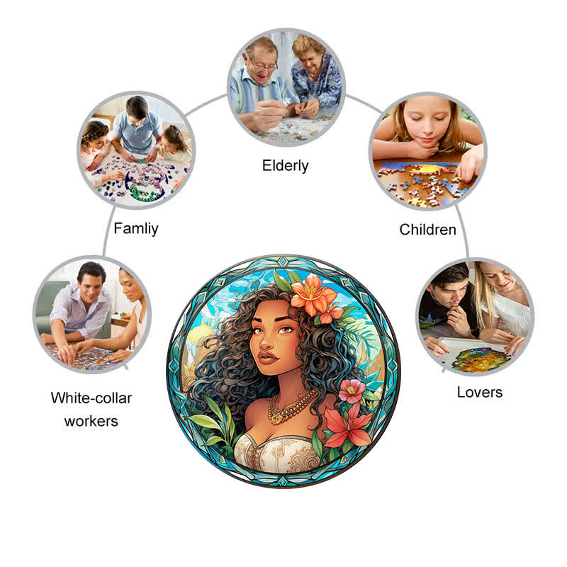 Moana Princess - Wooden Jigsaw Puzzle