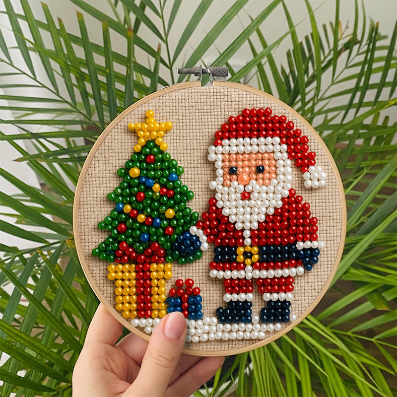 Rubbyoo Bead Embroidery Kit - Marry Christmas | Holiday Diy Artwork | Nice For Home Decor - image 8
