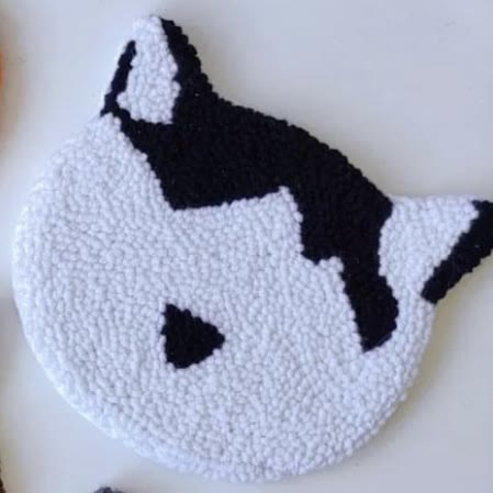 Punch Needle Cat Series Coaster Kits - Cat Lovers Birthday Gift | Diy Fridge Magnets | Perfect For Home Decor - O  - image 13