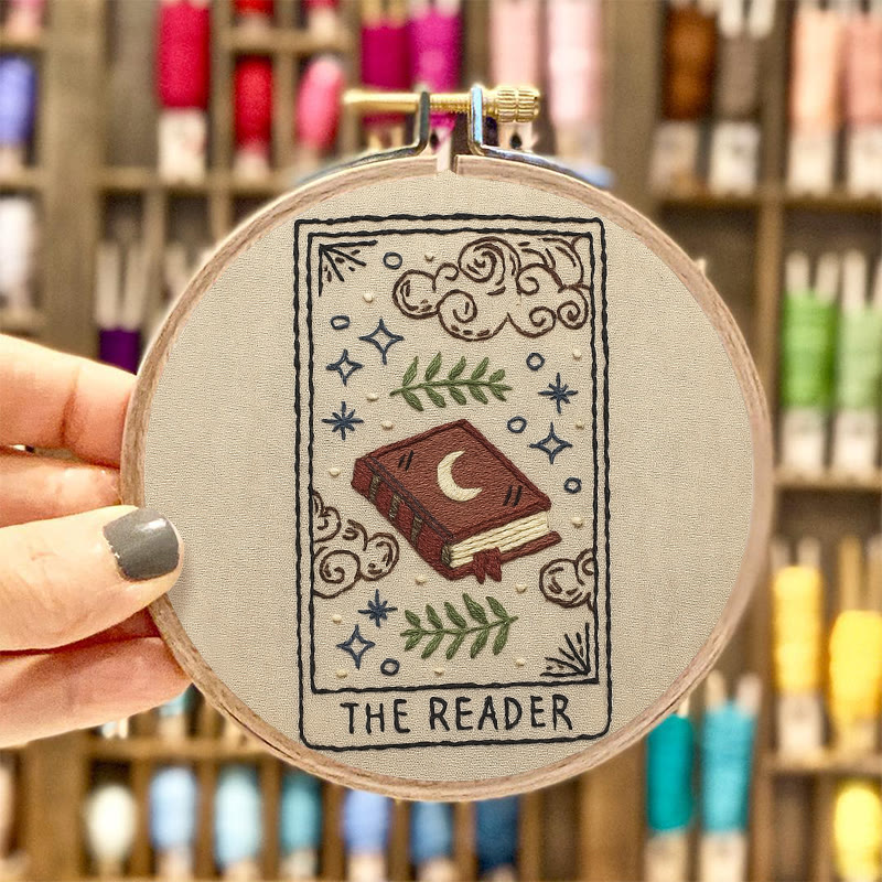 Rubbyoo Embroidery Kit - Witchy Book | Easy Handmade Decor | Gifts For Book Lover  - image 8