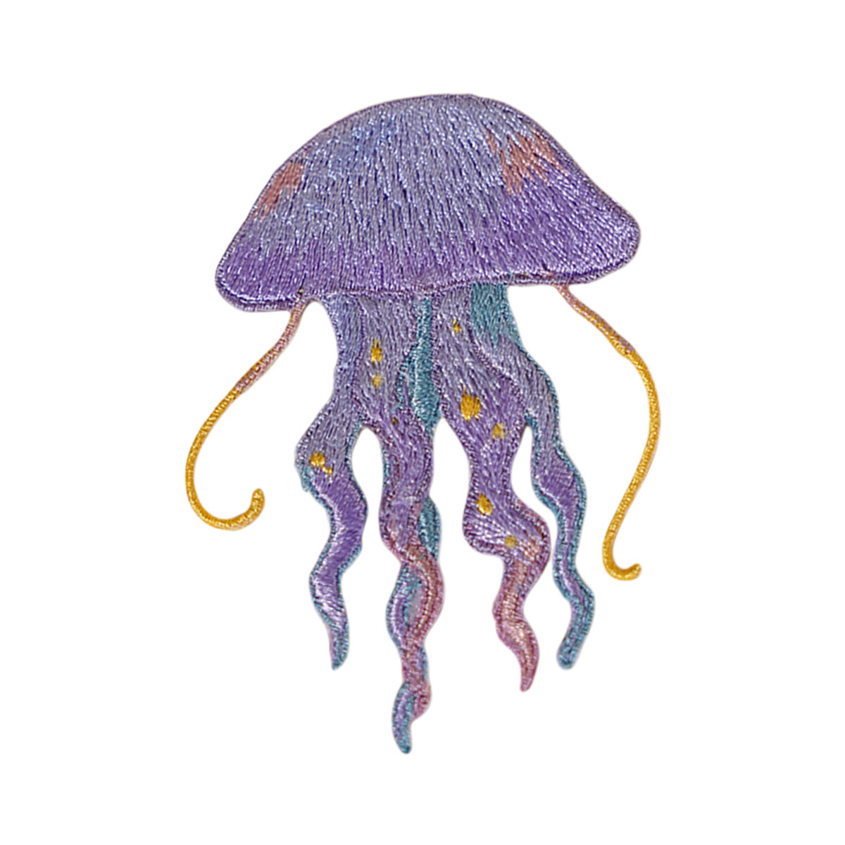 Rubbyoo Jellyfish Embroidered Patch - Sea Creatures Iron-on Applique | Diy Patch For Clothing - Jellyfish G - image 7