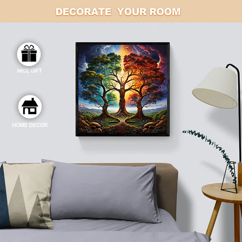 Rubbyoo Ornate Celestial Tree of Life  -2 Wooden Jigsaw Puzzle