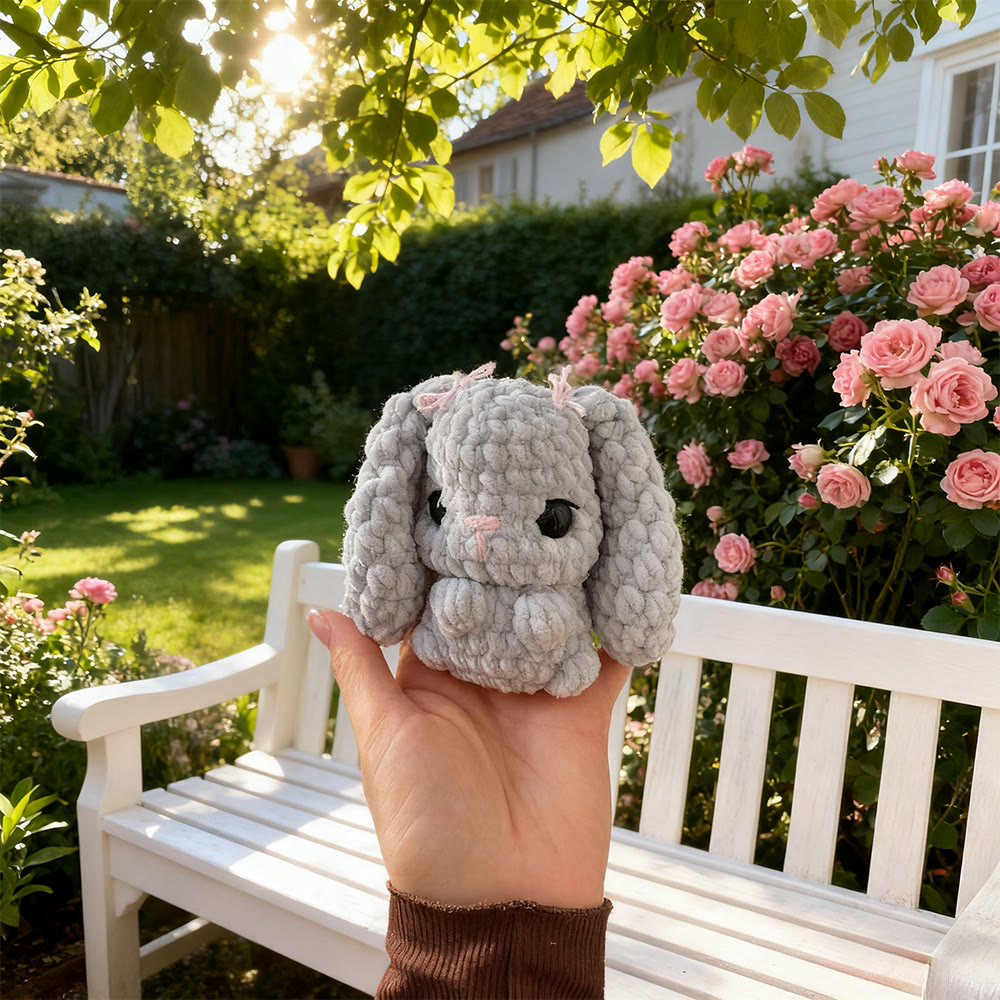 Diy Handmade Cutest Bunny Crochet Kit -  Diy Holiday Yarn Craft | Perfect Gift For Rabbit Lover - image 3