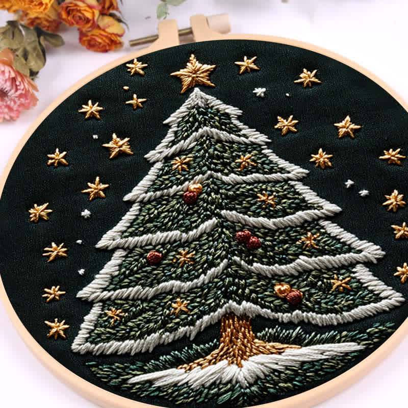 Rubbyoo Embroidery Kit - Christmas tree2 - image 10