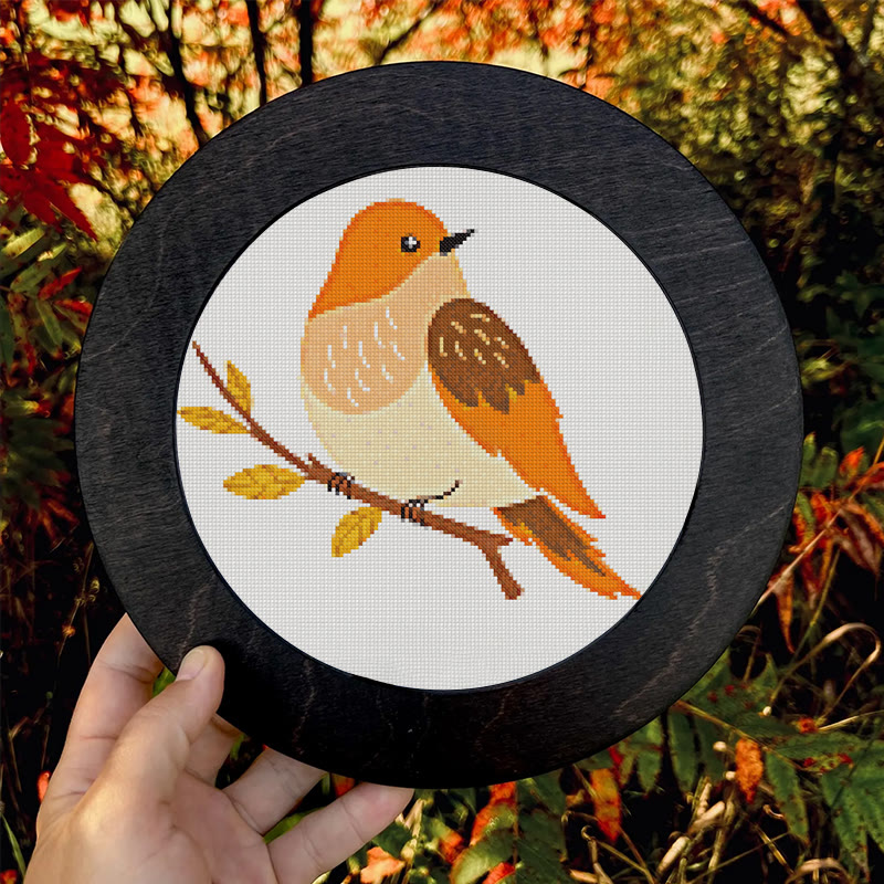  Cross Stitch Kit - Elegant Bird | Adorable Animal Craft | Unique Handmade Ornament - image 10