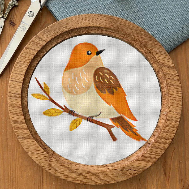  Cross Stitch Kit - Elegant Bird | Adorable Animal Craft | Unique Handmade Ornament - image 8