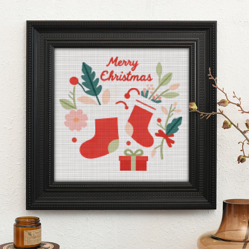  Cross Stitch Kit - Marry Christmas | Holiday Celebration Gifts | Diy Needle Collection  - image 10
