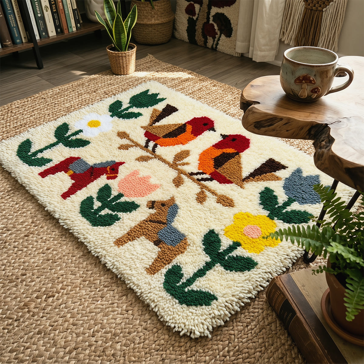Rubbyoo Latch Hook Rug Kit - Dala Style Design | Handmade Tufted Carpet | Perfect For Area Decor - image 5
