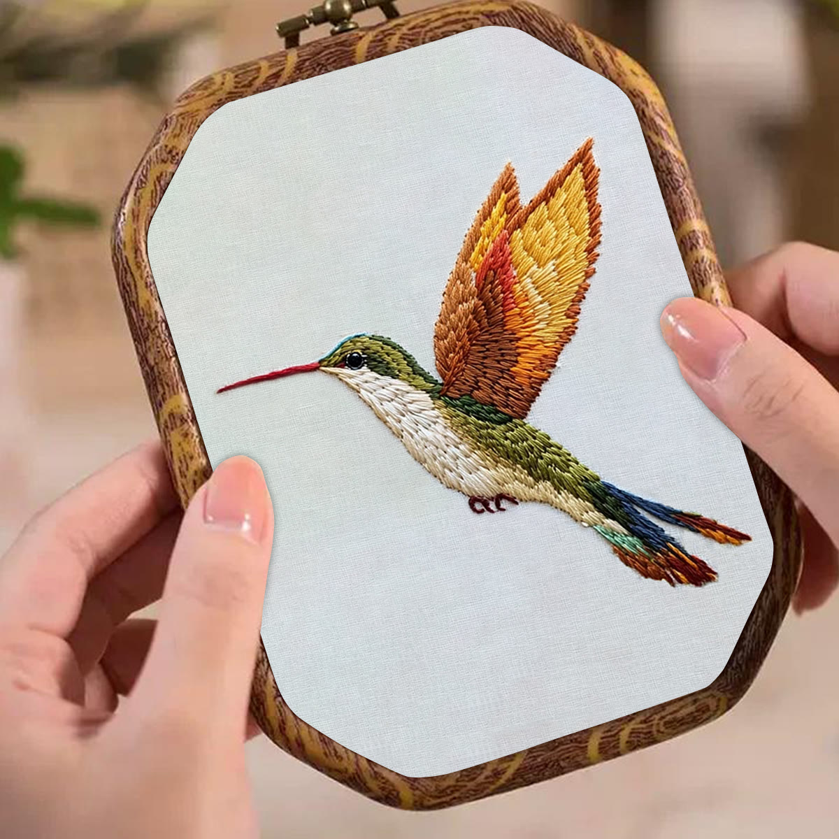 Rubbyoo Embroidery Kit-Flying Hummingbird2 - image 5