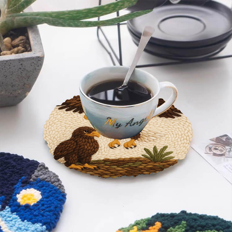 Fierce Eagle Punch Needle Kit - Diy Animal Craft | Perfect Gift For Bird Lovers - image 9