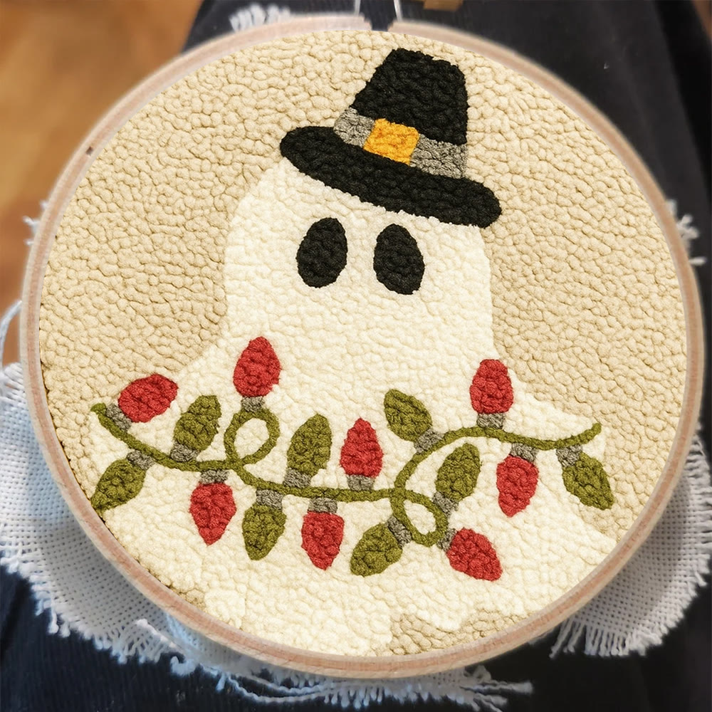 Mysterious Ghost Punch Needle Kit - Unique Christmas Craft | Nice Home Decor - image 5