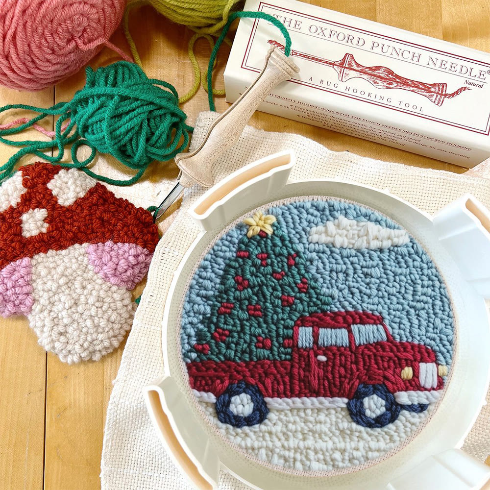 Christmas Journey Punch Needle Kit -  Xmas Vibe Home Ornament | Thoughtful Handmade Christmas Gift - image 10