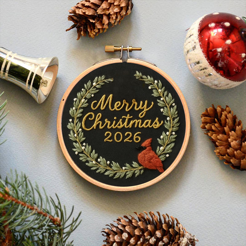 Rubbyoo Embroidery Kit - Marry Christmas Celebration | New Year Handicraft | Festive Hanging Decoration - image 6