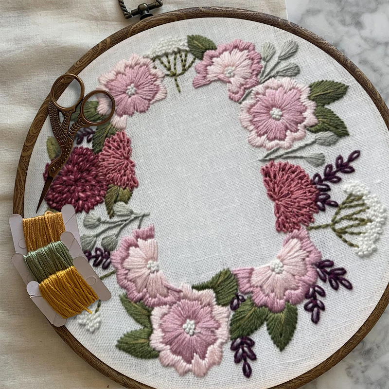 Rubbyoo Embroidery Photo Frame Kit - Blooming Moment | Diy Floral Craft | Perfect Gifts For Wedding  - image 6