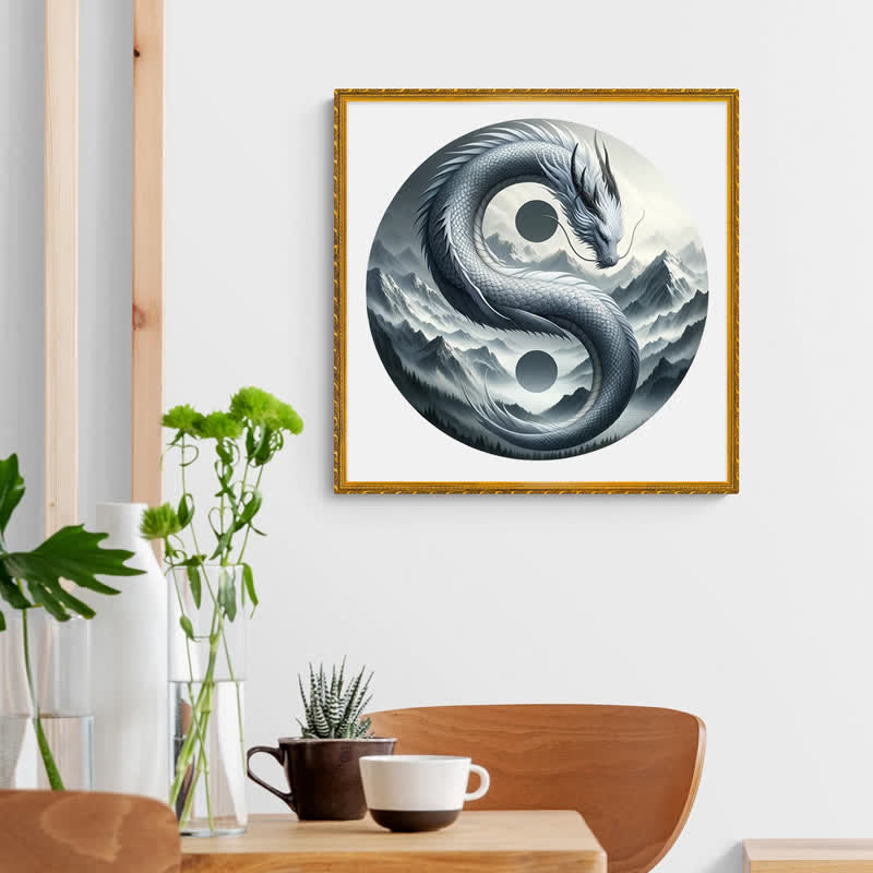 Rubbyoo Wind and Mountain Serpent Yin and Yang -1 Wooden Jigsaw Puzzle