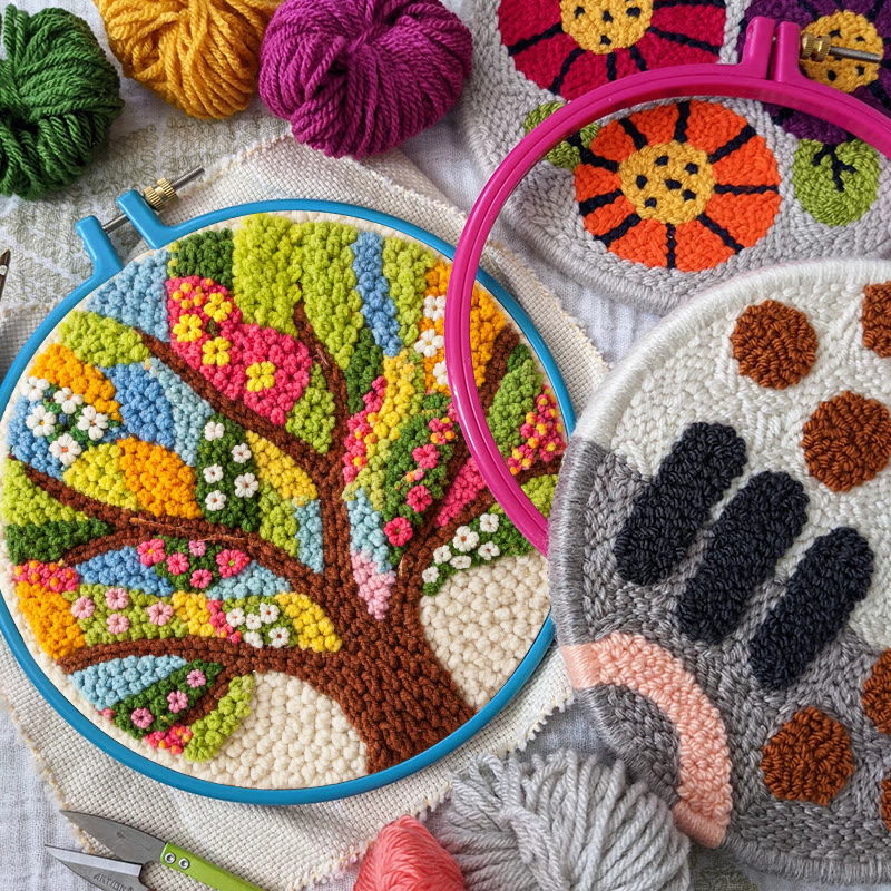Vibrant Life Tree Punch Needle Kit - Top Gifting Choice | Charming Home Accent - image 11