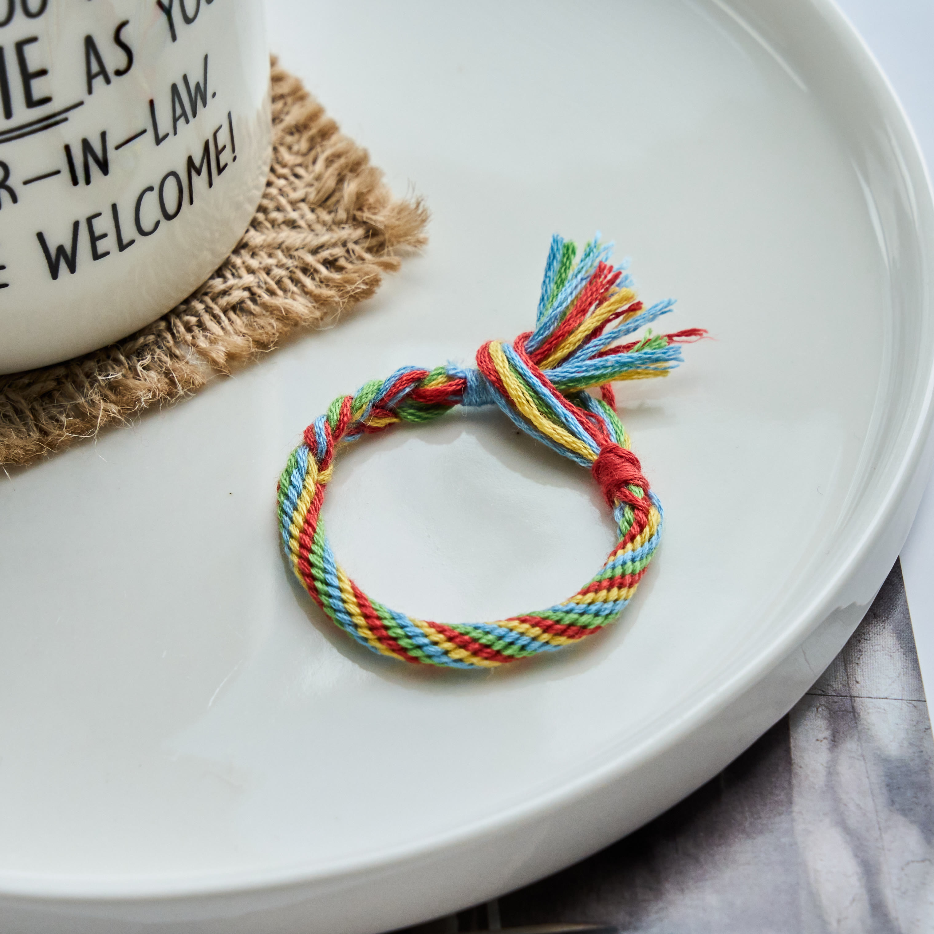 Rubbyoo Kumihimo Bracelet Kit - Bright Day | Dopamine Aesthetic Clothing Match | Vibrant Braided Jewelry - image 4