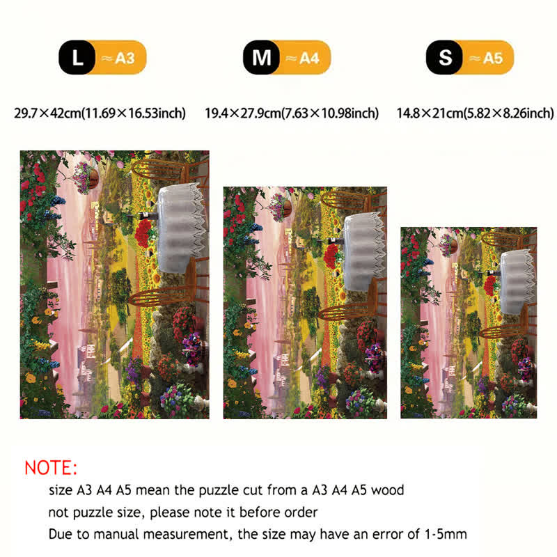 Rubbyoo Tuscany Hills - Wooden Jigsaw Puzzle