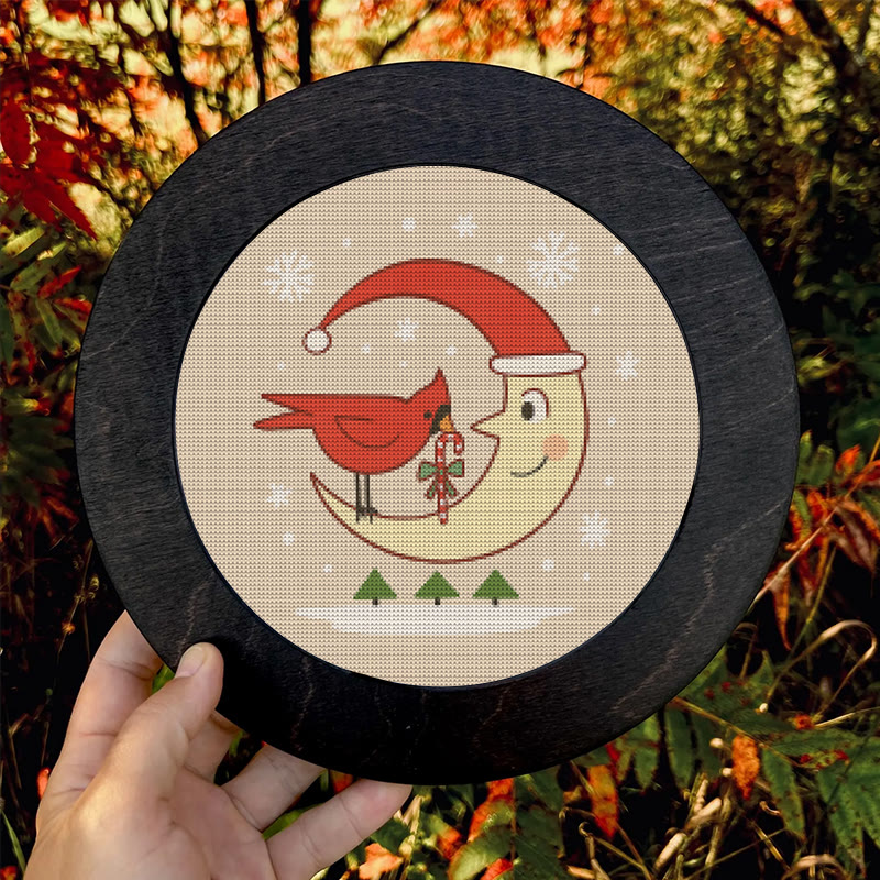 Cross Stitch Kit - Christmas Eve | Christmas Cardinal Needlework | Diy Festival Gifts - image 9