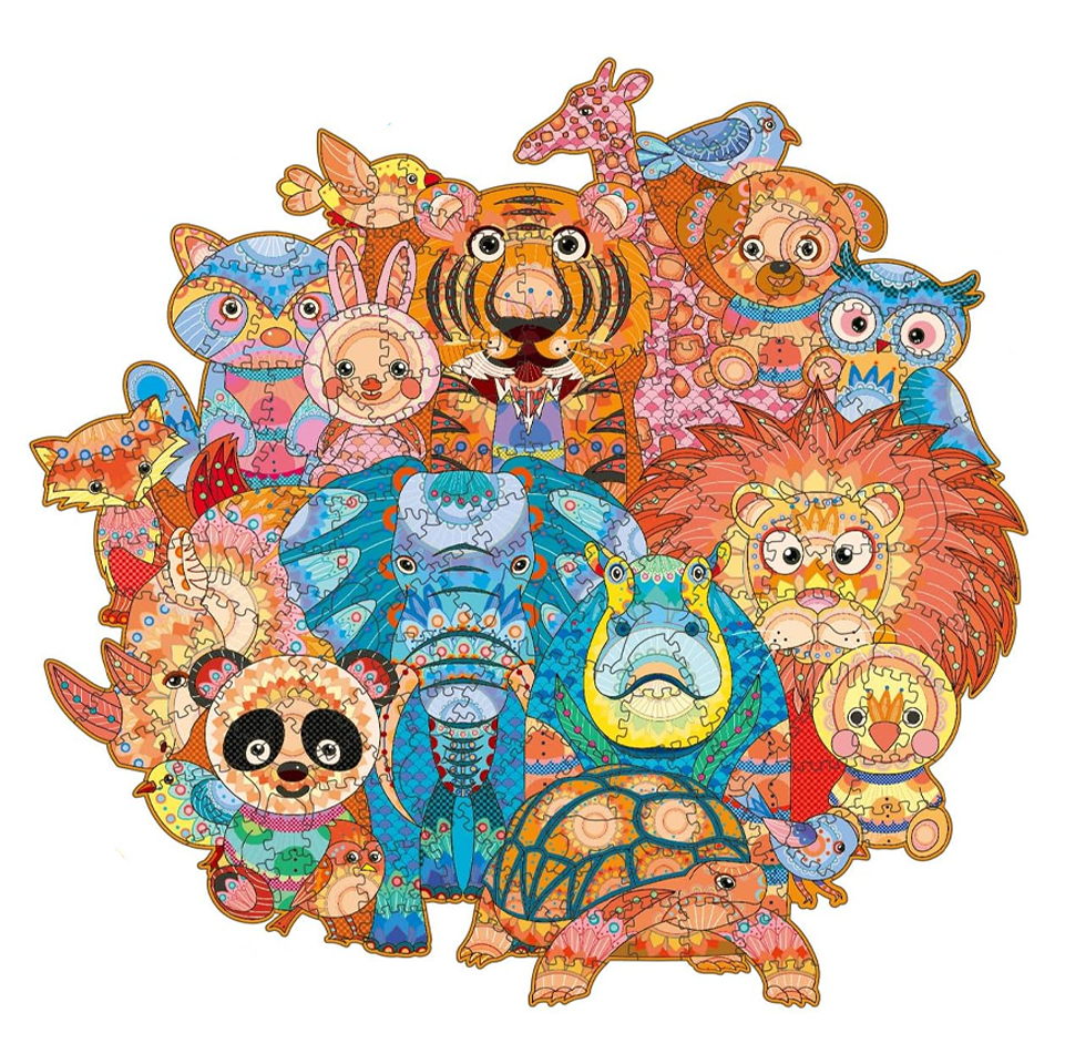 Zoo Animals - Wooden Jigsaw Puzzle