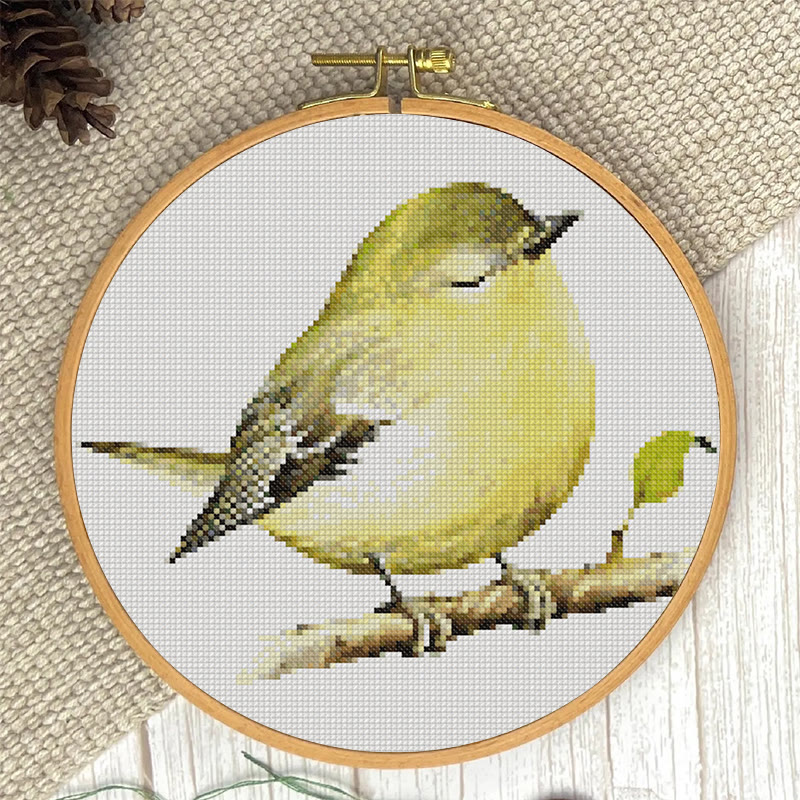  Cross Stitch Kit - Vireo Bird | Handicraft For Bird Lovers | Needle Artwork For Starter - image 3