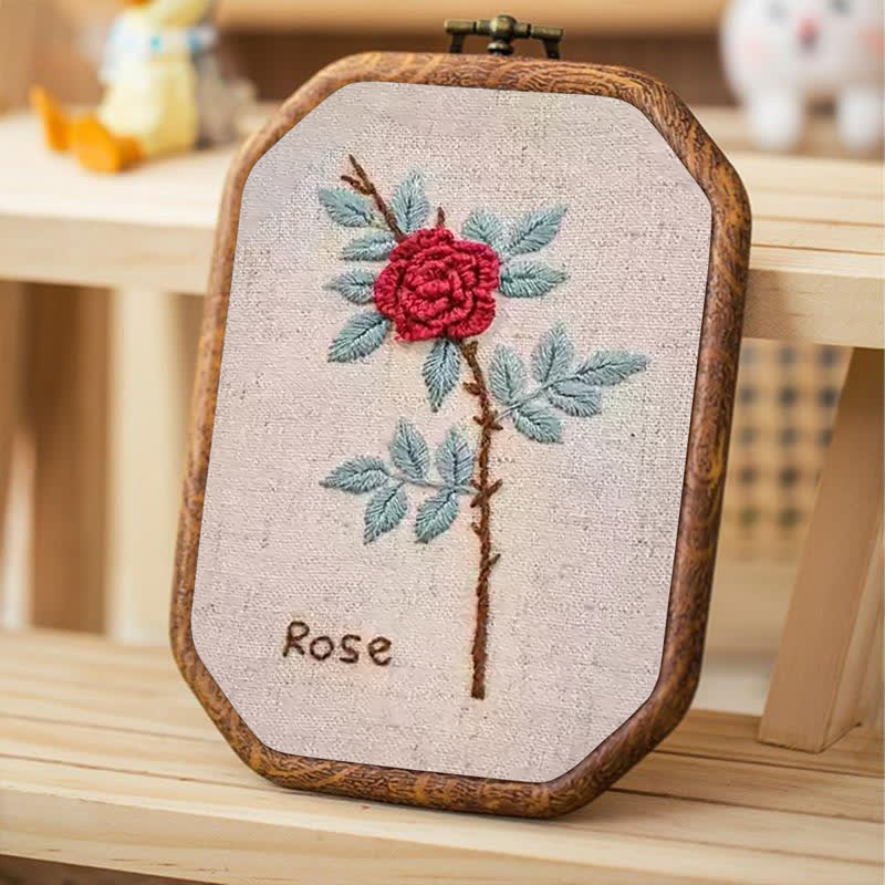Rubbyoo Embroidery Kit- Rose Flower Needlecraft Kit - image 5