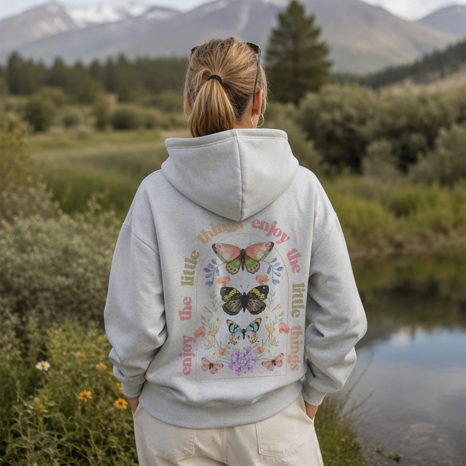 Rubbyoo Enjoy The Little Things Unisex Hoodie  - image 4