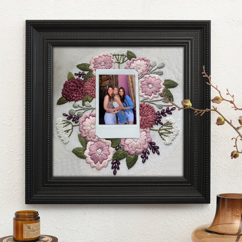 Rubbyoo Embroidery Photo Frame Kit - Blooming Moment | Diy Floral Craft | Perfect Gifts For Wedding  - image 10