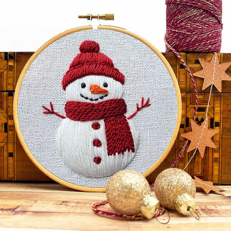 Rubbyoo Embroidery Kit -Snowman - image 9