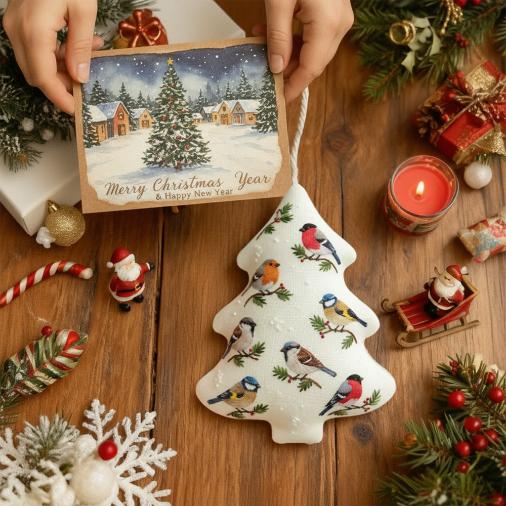 Rubbyoo Tree-shaped Embroidery Kit - Bird Party | Animal Creative Craft | Perfect For Hanging Decor - image 8