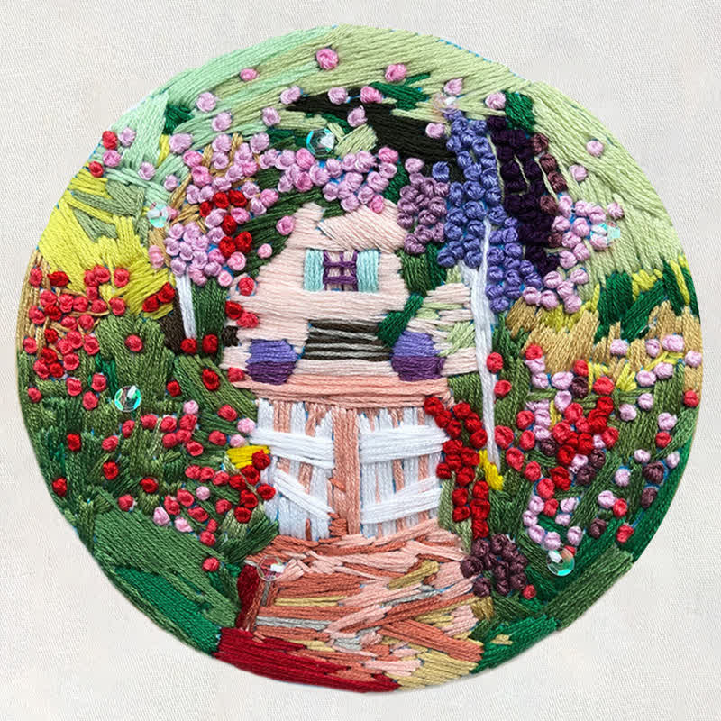Rubbyoo Embroidery Kit - Secret Garden, House - image 11