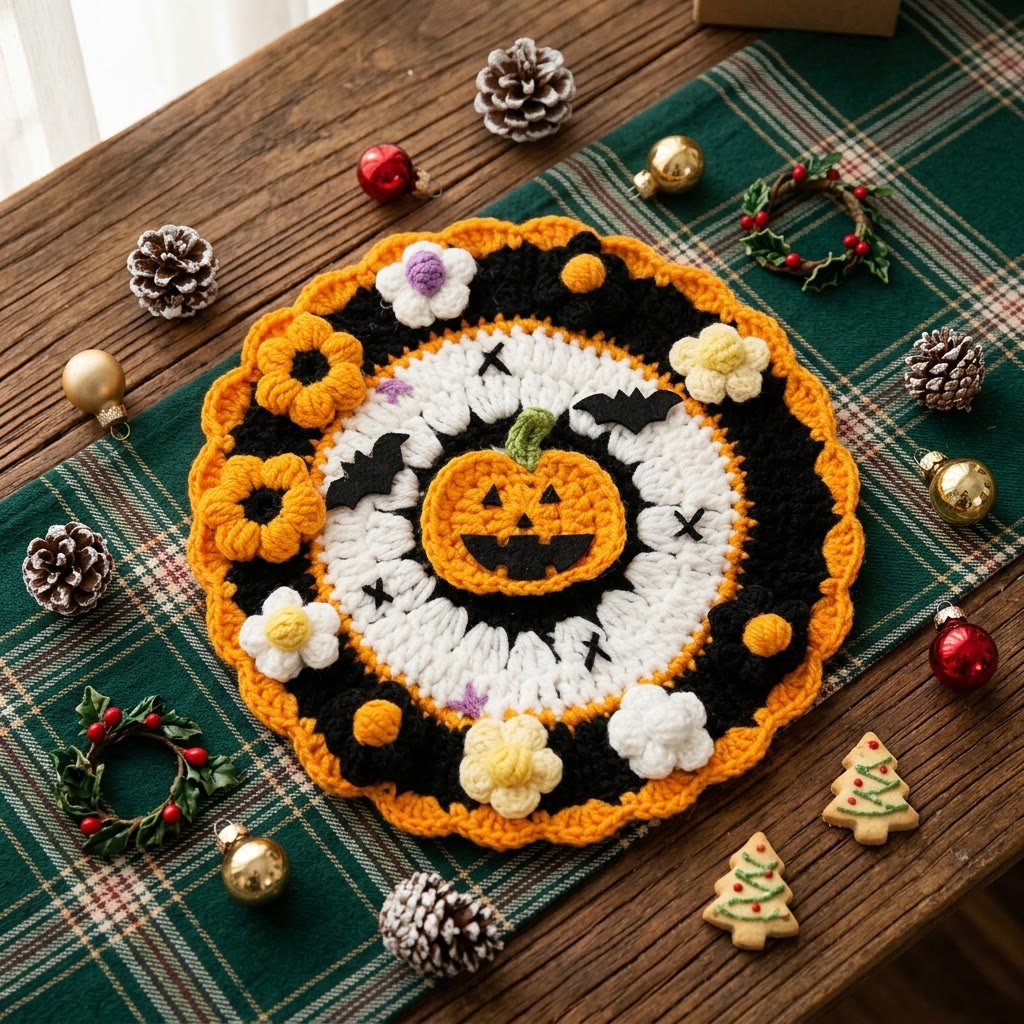 Rubbyoo Charming Holiday Coasters - Lovely Festive Crochet Art | Cozy Seasonal Table Decor - image 9