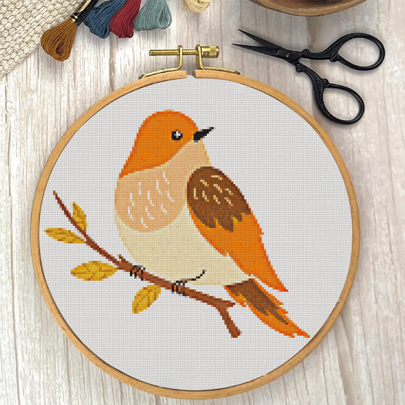  Cross Stitch Kit - Elegant Bird | Adorable Animal Craft | Unique Handmade Ornament - image 4