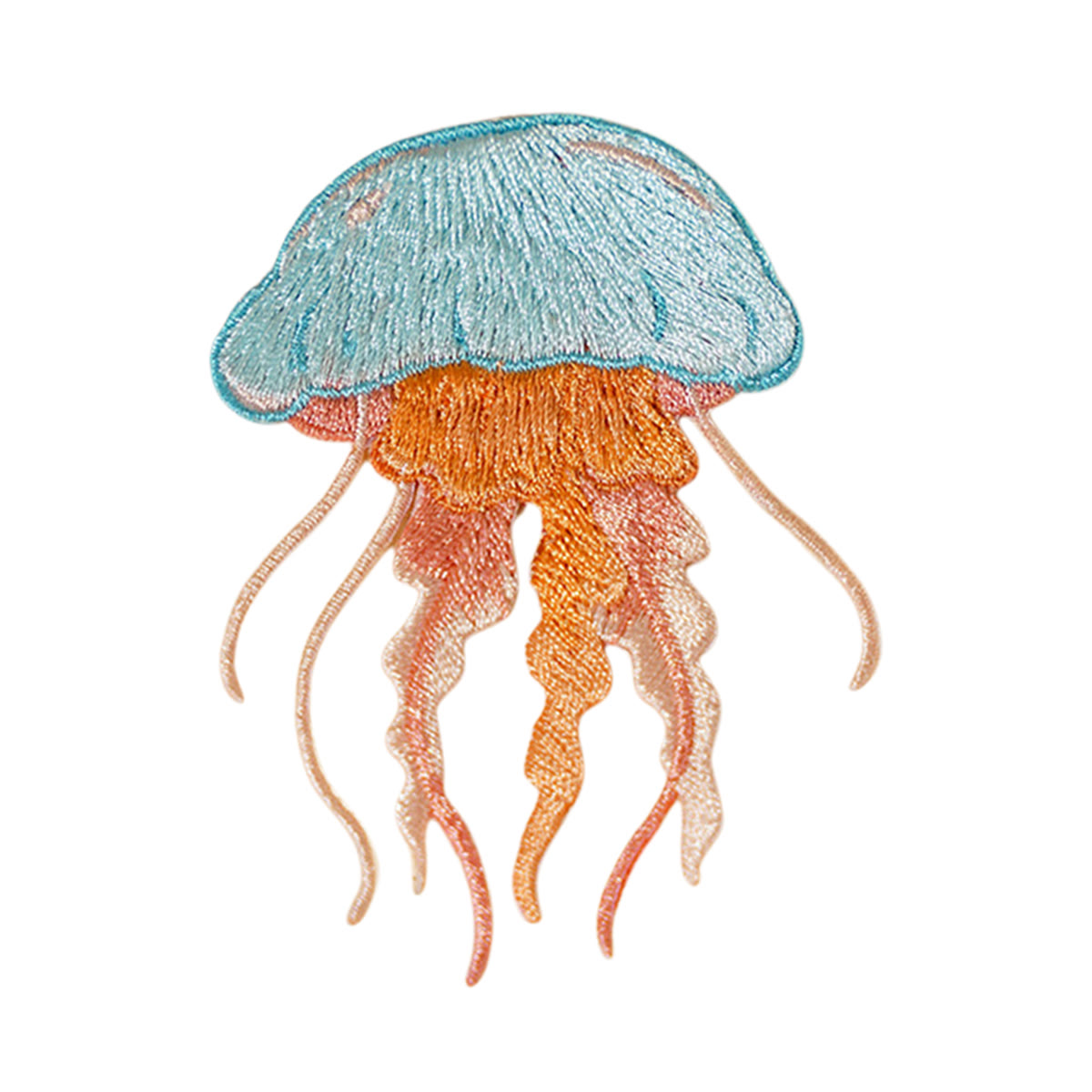 Rubbyoo Jellyfish Embroidered Patch - Sea Creatures Iron-on Applique | Diy Patch For Clothing - Jellyfish H - image 8