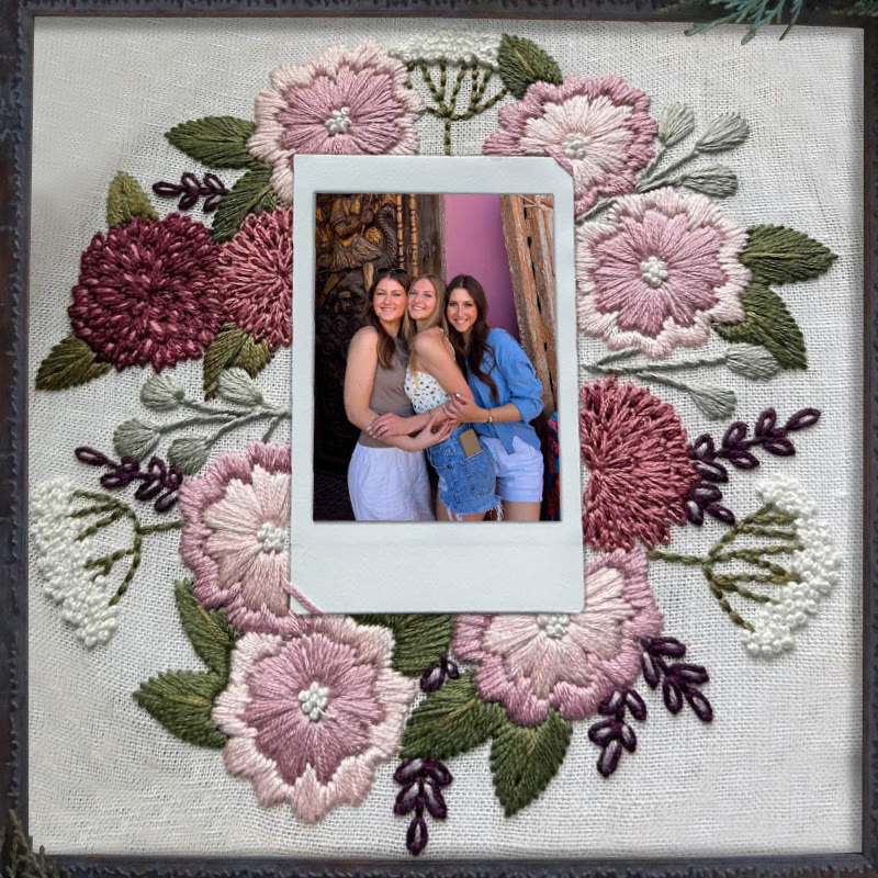 Rubbyoo Embroidery Photo Frame Kit - Blooming Moment | Diy Floral Craft | Perfect Gifts For Wedding  - image 8