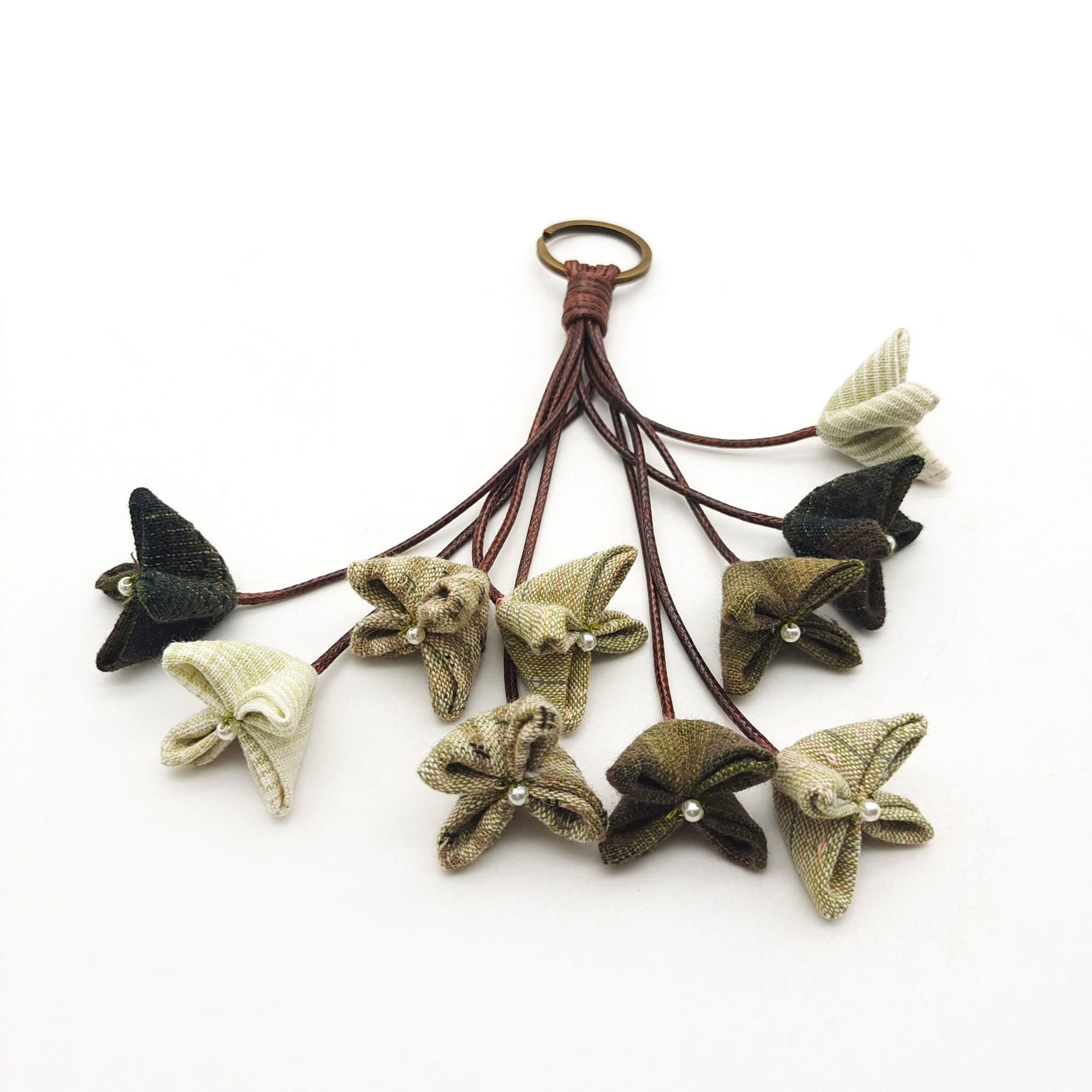 Embroidery Lily Of The Valley Kit | Diy Car Hanging | Creative Decoration Handicraft  - #12 - image 13