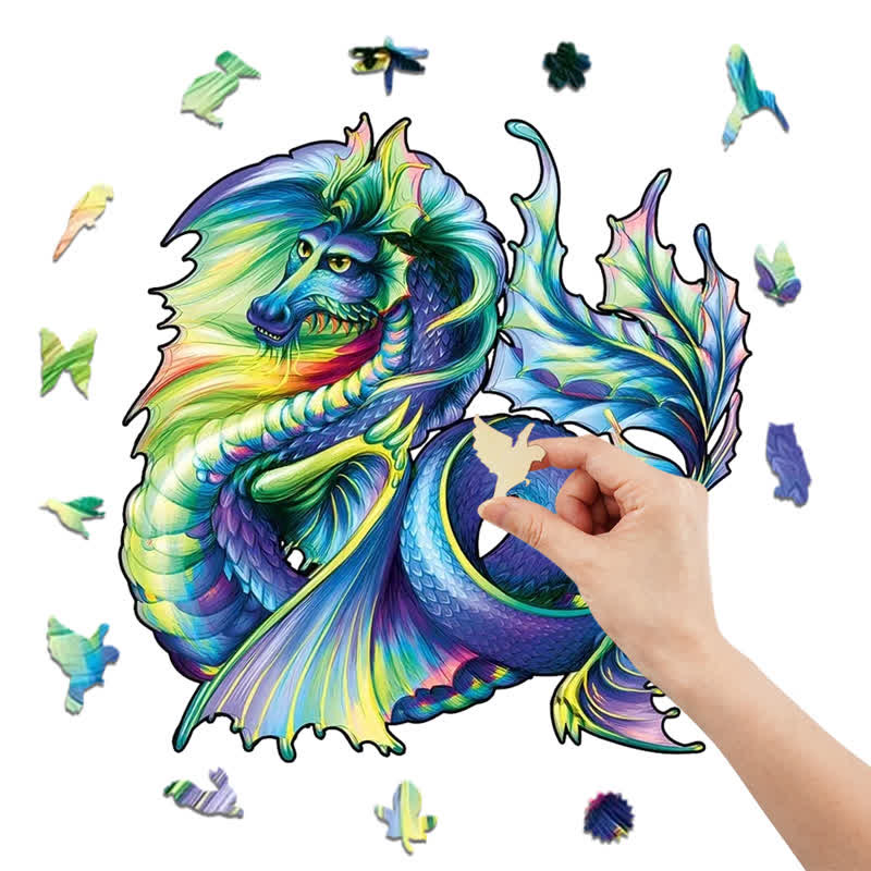 Rubbyoo JiaoLong - Wooden Jigsaw Puzzle